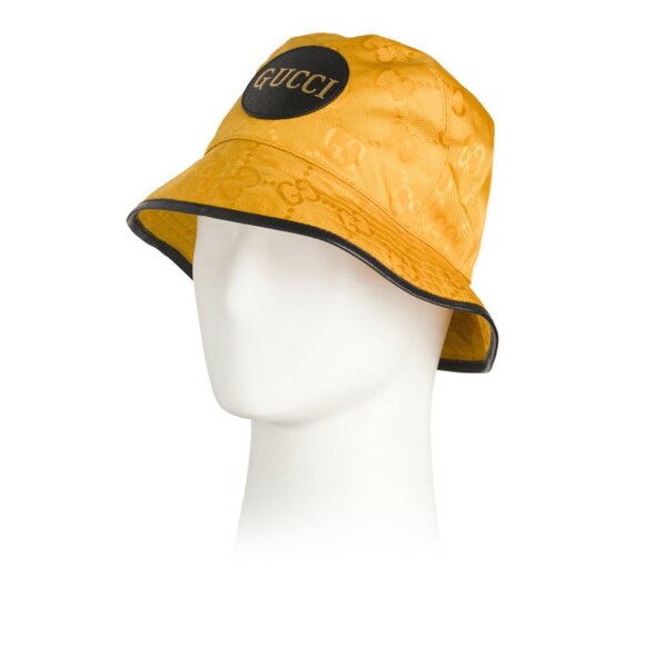 GUCCI Yellow Made In Italy Designer Bucket Hat - Picture 1 of 2